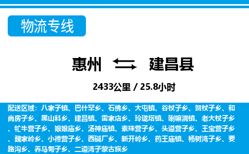 惠州到建昌縣物流專線_惠州至建昌縣物流公司_惠州到建昌縣貨運(yùn)專線 惠州到建昌縣物流專線_惠州至建昌縣物流公司_惠州到建昌縣貨運(yùn)專線