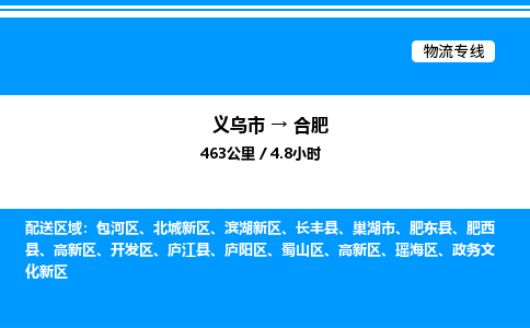 義烏市到合肥物流專線-裝修材料運輸專線「直達不中轉」 義烏市到合肥物流專線-裝修材料運輸專線「直達不中轉」